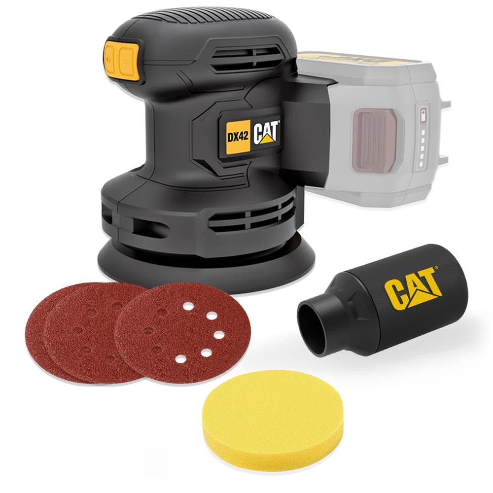 Cat DX42B 18V Akülü 125mm Eksantrik Zımpara