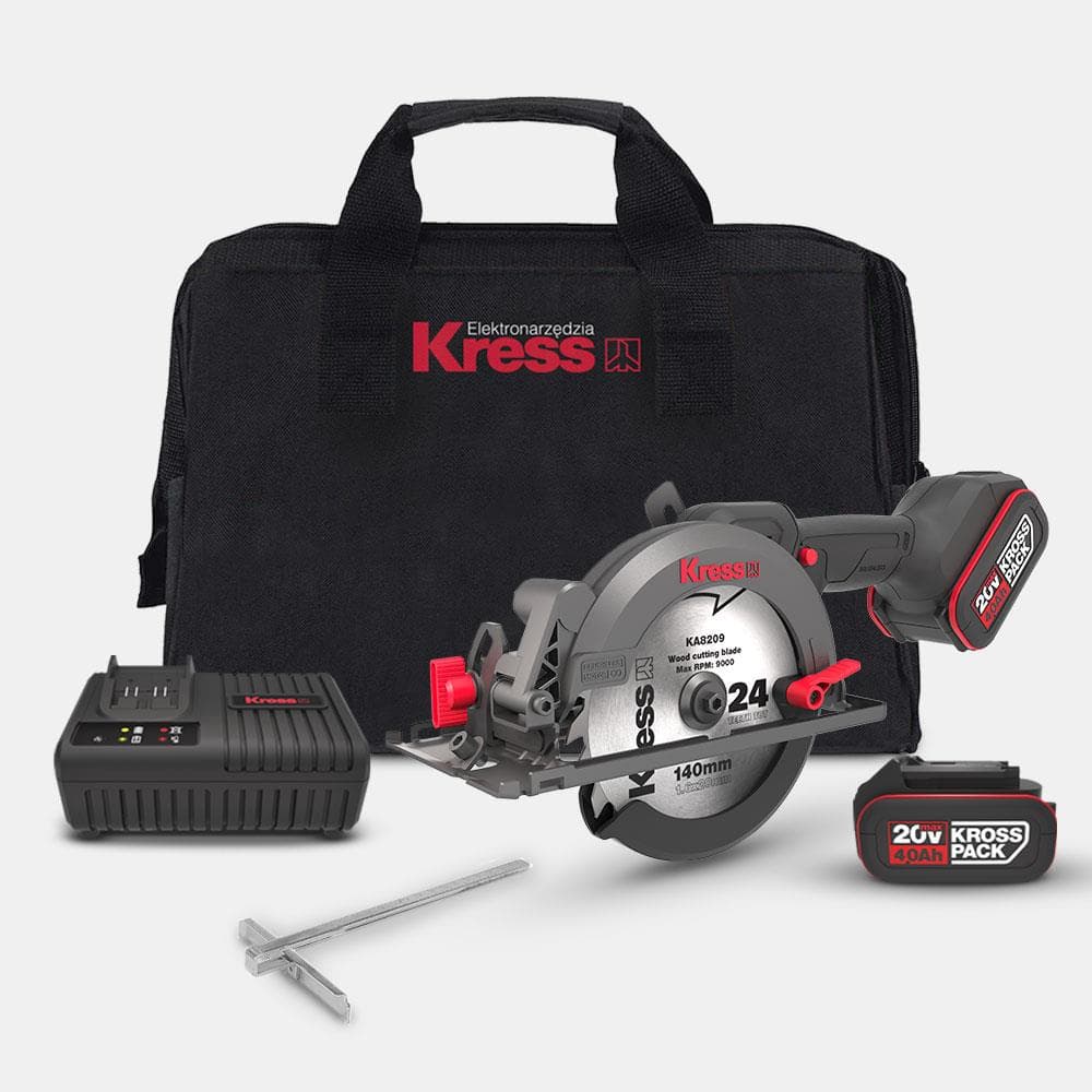 Kress KUE11 20V Akülü Kömürsüz 140mm Çok Amaçlı Daire Testere