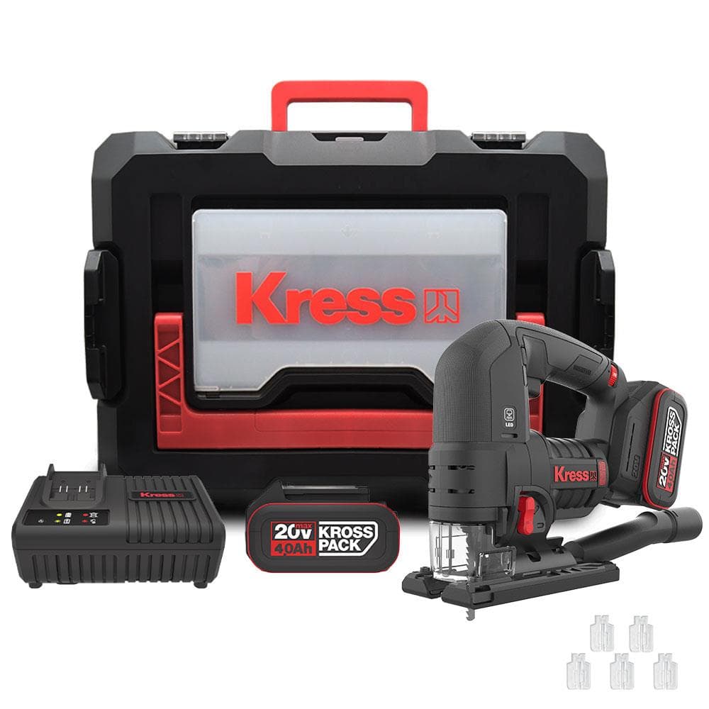 Kress KUE26 20V Akülü Kömürsüz Devir Ayarlı Dekupaj Testere
