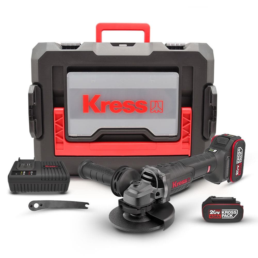 Kress KUH10 20V Akülü Kömürsüz 125mm Avuç Taşlama