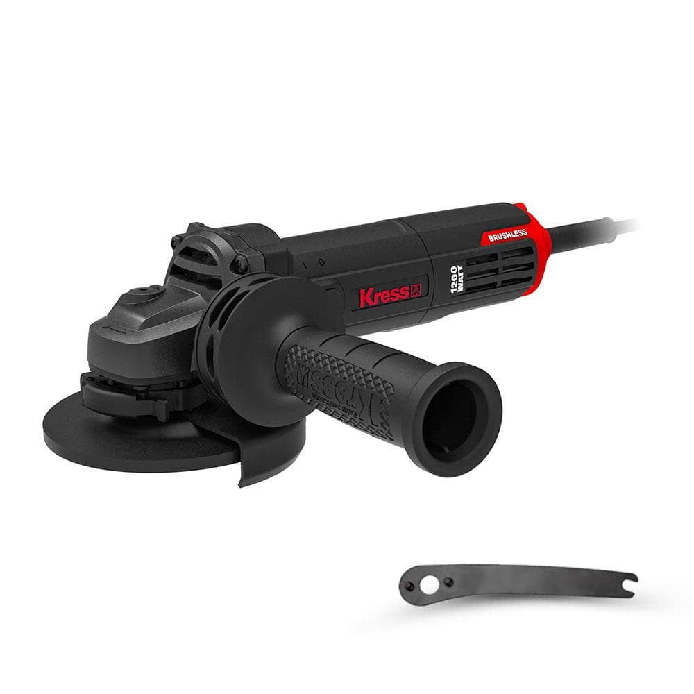 Kress KUS26 1200W Kablolu Kömürsüz 125mm Avuç Taşlama