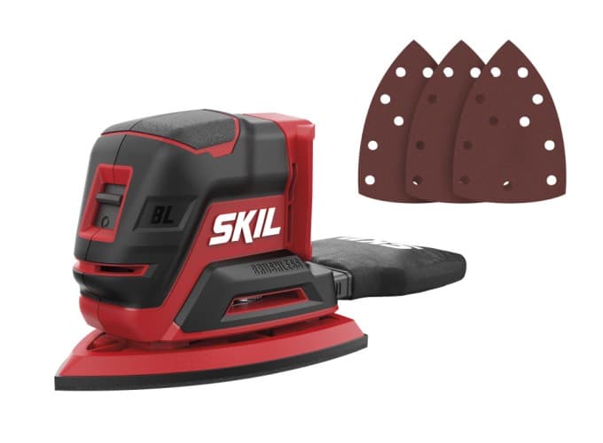 Skil Powertools 3715CA 20V akülü fırçasız üçgen detay zımpara