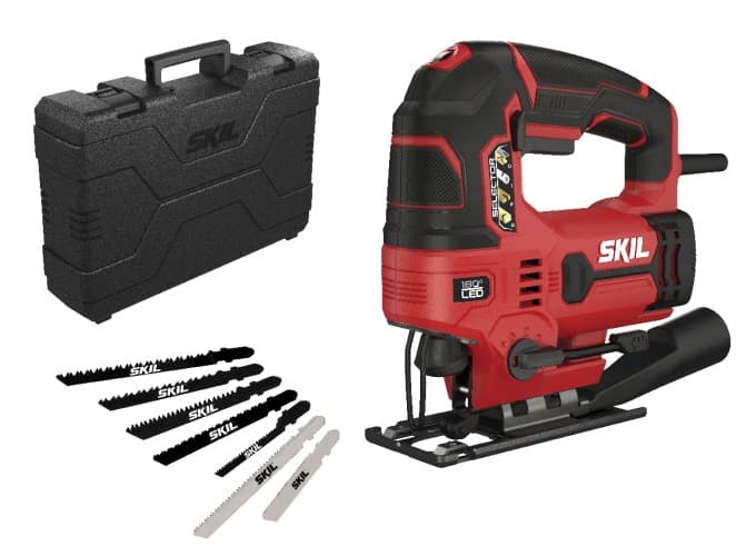 Skil 4531GA 680W kablolu dekupaj testere, çanta ve bıçak setiyle