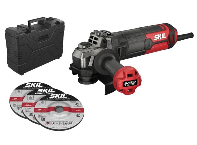 Skil 9151GB 1010W avuç taşlama makinesi, 125mm, çanta ve disklerle