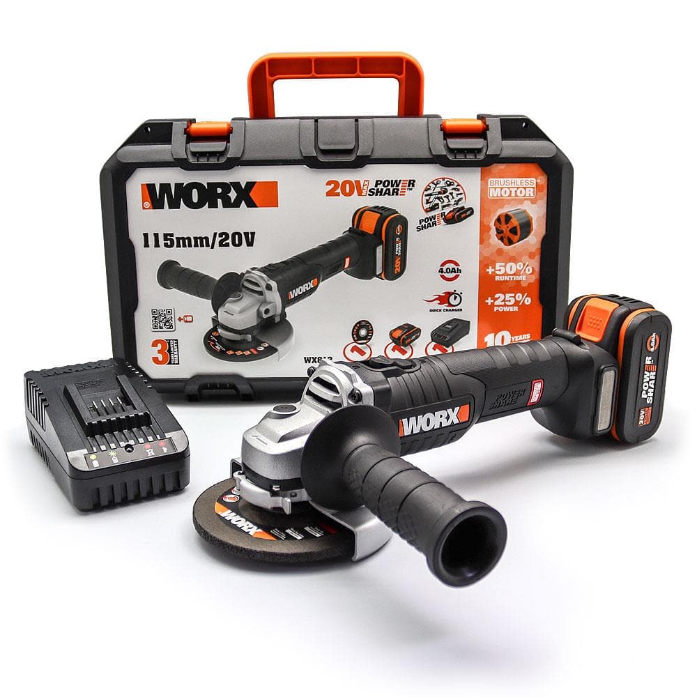 Worx WX813 20V akülü fırçasız taşlama makinesi