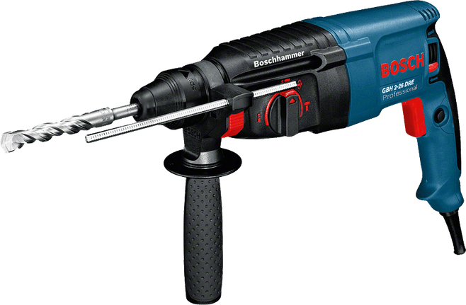 Bosch GBH 2-26 DRE 800W SDS-Plus kablolu kırıcı delici, stüdyo fotoğrafı