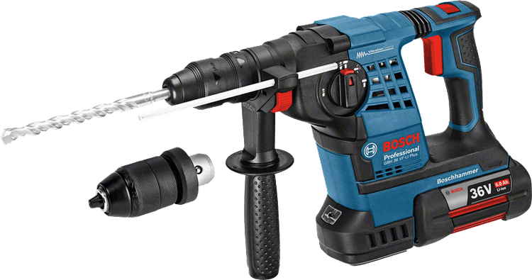 Bosch GBH 36 V-LI Plus 36V SDS-Plus kırıcı delici, stüdyo ürün fotoğrafı