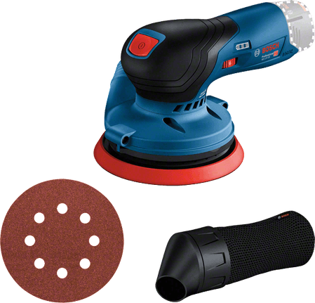 Bosch GEX 12V-125 12V 125 mm eksantrik zımpara, stüdyo ürün fotoğrafı