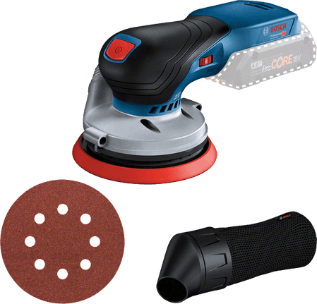 Bosch GEX 18V-125 18V 125 mm eksantrik zımpara, stüdyo ürün fotoğrafı