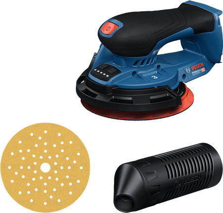 Bosch GEX 18V-150-3 18V 150 mm eksantrik zımpara, stüdyo ürün fotoğrafı