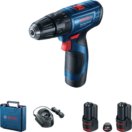 Bosch GSB 120-LI 12V darbeli matkap, stüdyo ürün fotoğrafı