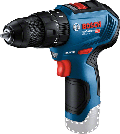 Bosch GSB 12V-30 12V darbeli matkap, stüdyo ürün fotoğrafı