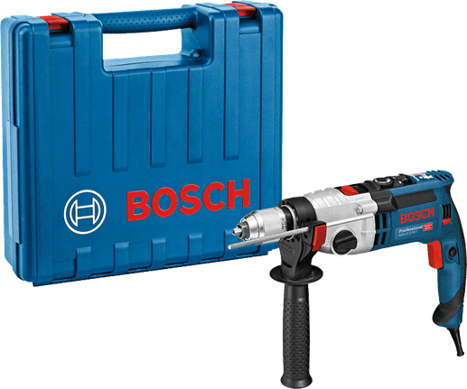 Bosch GSB 21-2 RCT 1300W darbeli matkap, stüdyo ürün fotoğrafı