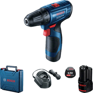 Bosch GSR 120-LI 12V darbesiz matkap, stüdyo ürün fotoğrafı