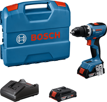 Bosch GSR 18V-65 18V darbesiz matkap, stüdyo ürün fotoğrafı