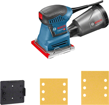Bosch GSS 140-1 A 180W titresimli zımpara, stüdyo ürün fotoğrafı