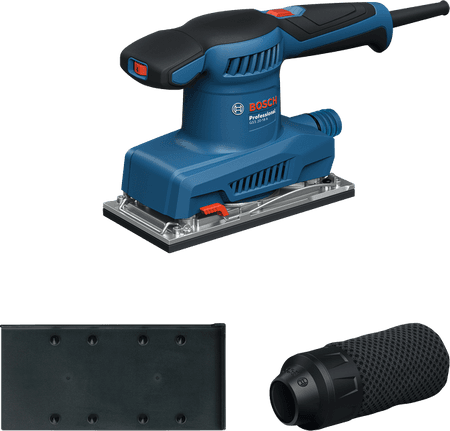 Bosch GSS 20-18 A 200W titresimli zımpara, stüdyo ürün fotoğrafı