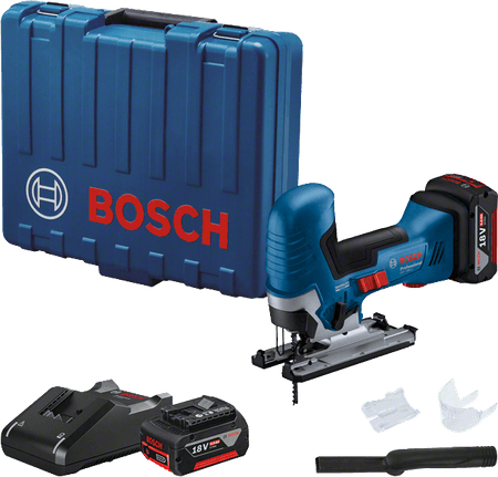 Bosch GST 185-LI 18V namlu kavramalı dekupaj testere, stüdyo ürün fotoğrafı