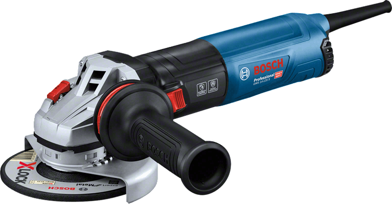 Bosch GWS 14-125 S 1400W 125 mm avuç taşlama, stüdyo ürün fotoğrafı
