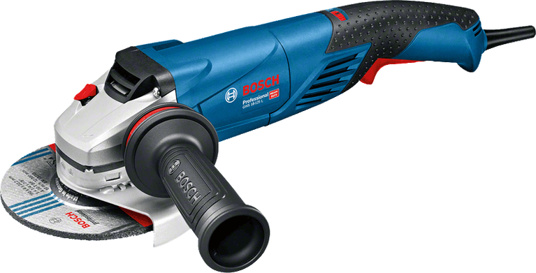 Bosch GWS 18-125 SL 1800W 125 mm avuç taşlama, stüdyo ürün fotoğrafı