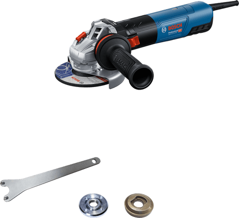 Bosch GWS 20-125 SB 2000W 125 mm avuç taşlama, stüdyo ürün fotoğrafı