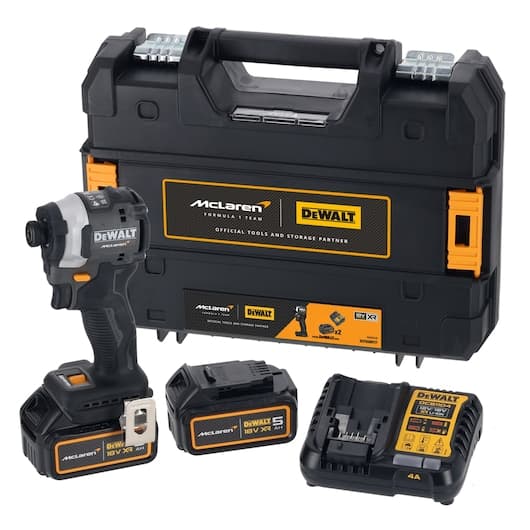 DeWalt DCF85MP2T-QW McLaren F1 özel seri fırçasız darbeli vidalama