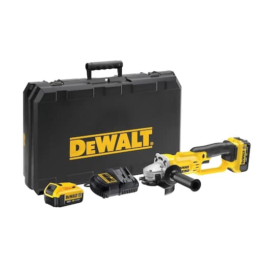 DeWalt DCG412M2-QW 18V akülü 125mm avuç taşlama