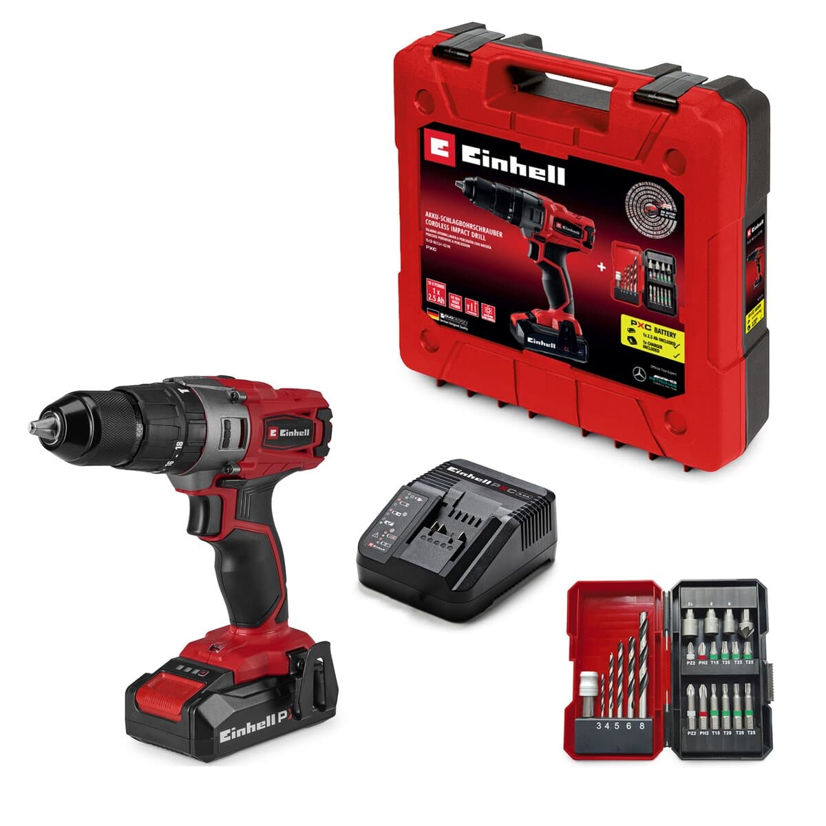 Einhell TE-CD 18/2 Li-i darbeli matkap-vidalama, ürün fotoğrafı