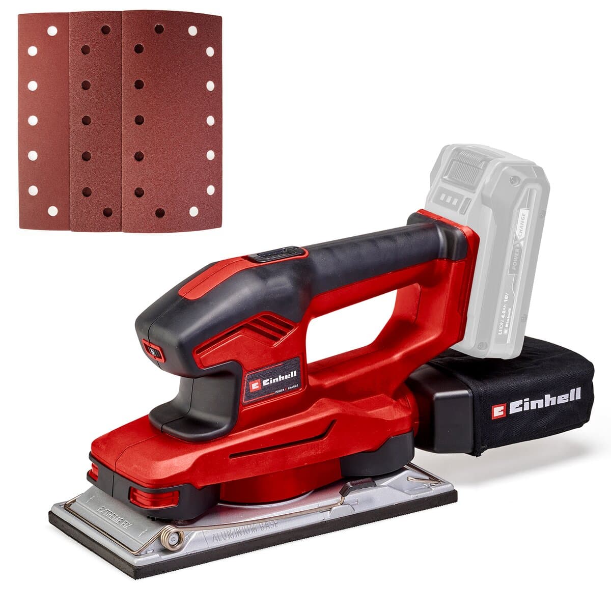 Einhell TE-OS 18/230 Li titresimli zımpara, ürün fotoğrafı