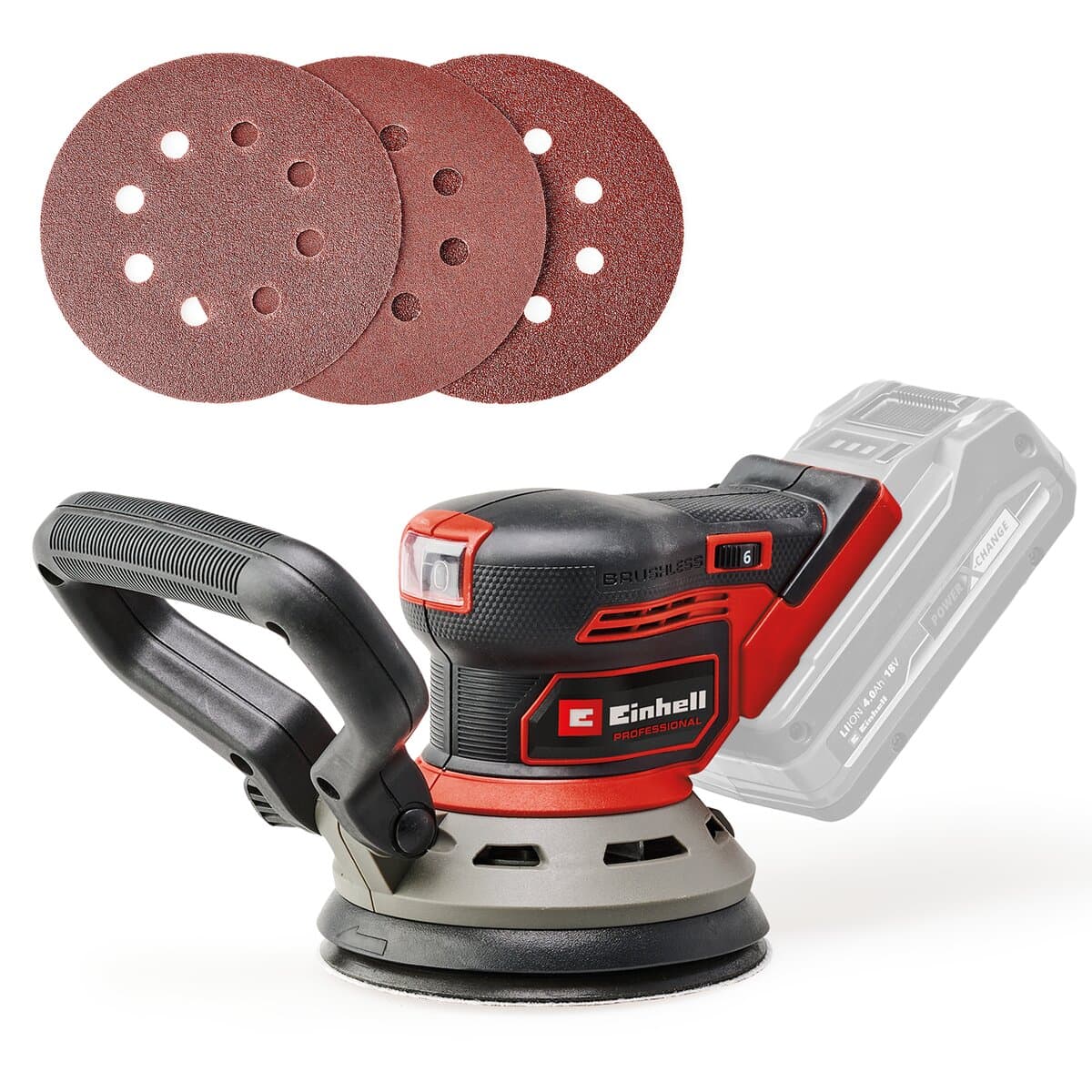 Einhell TP-RS 18/32 Li BL eksantrik zımpara, ürün fotoğrafı