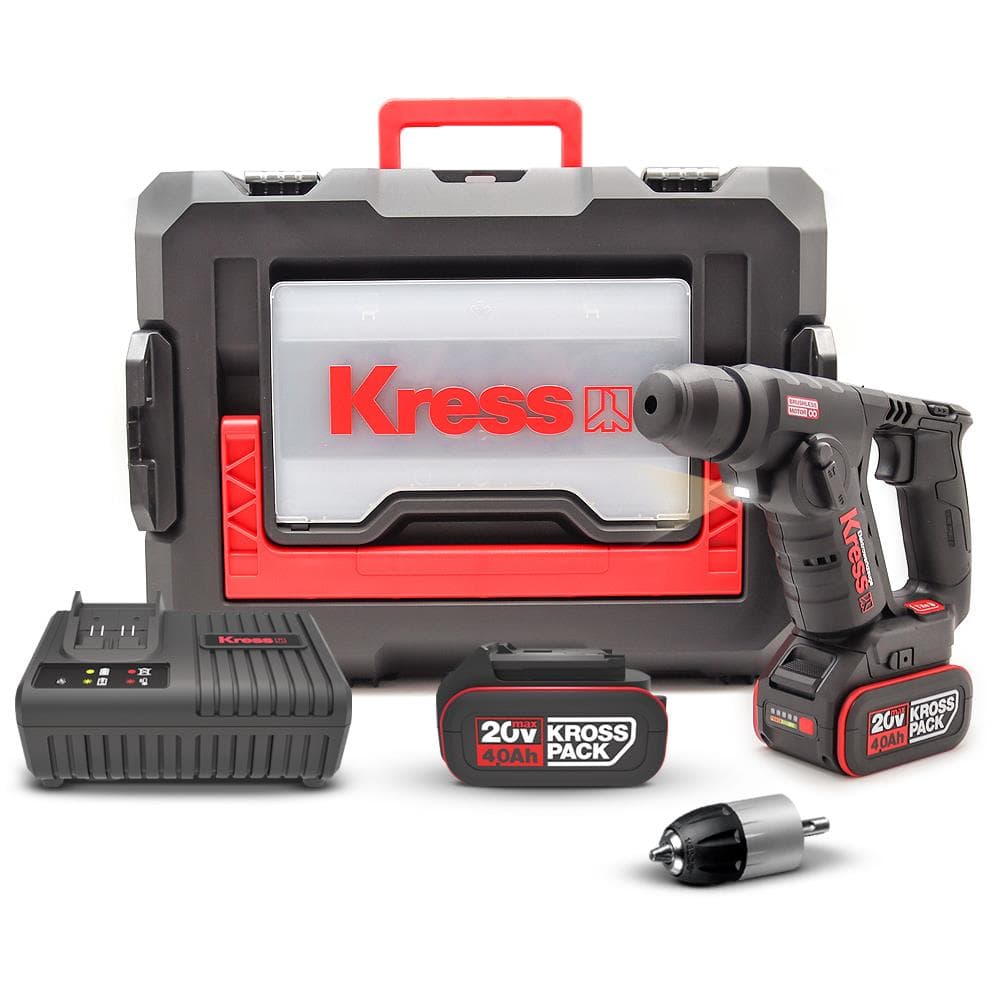 Kress KUC50 20V Akülü Kömürsüz SDS-Plus Kırıcı/Delici