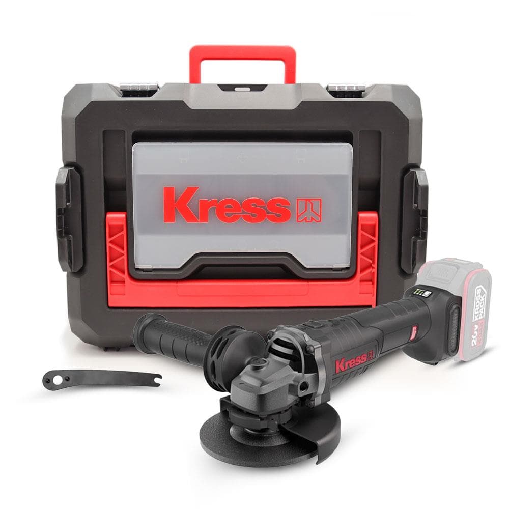Kress KUH02 20V Akülü Kömürsüz 115mm Avuç Taşlama