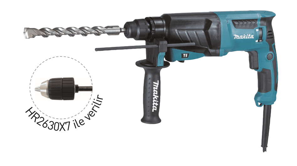 Makita HR2630X7 SDS-Plus kırıcı delici, ürün fotoğrafı