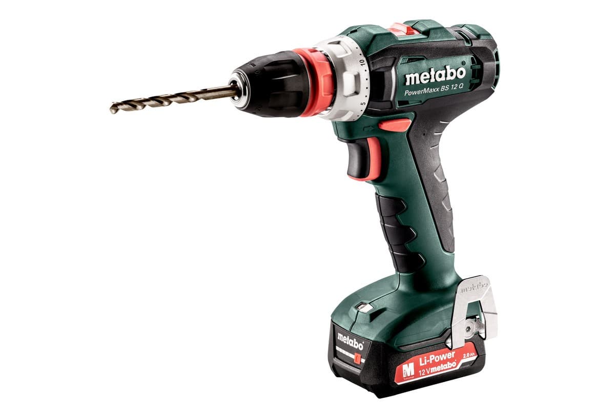 Metabo PowerMaxx BS 12 Q/2.0 12V akülü matkap-vidalama Quick mandren
