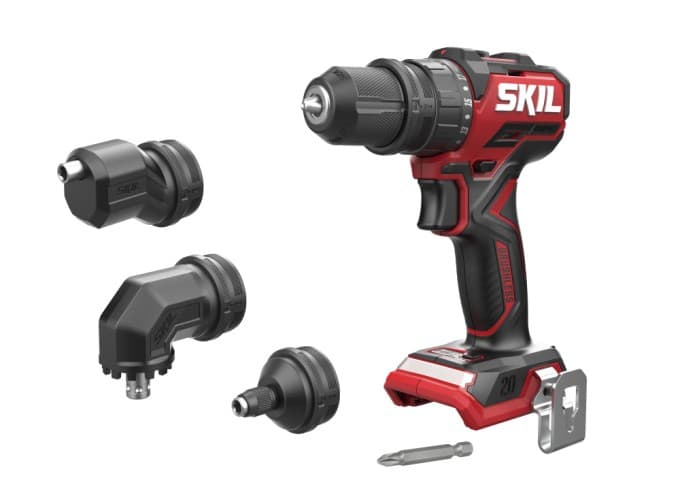 Skil Compact 3066CA 20V akülü 4x başlıklı matkap vidalama, değiştirilebilir başlıklarla