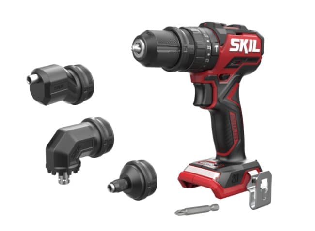 Skil Compact 3076CA 20V akülü 4x başlıklı darbeli matkap vidalama kullanımda