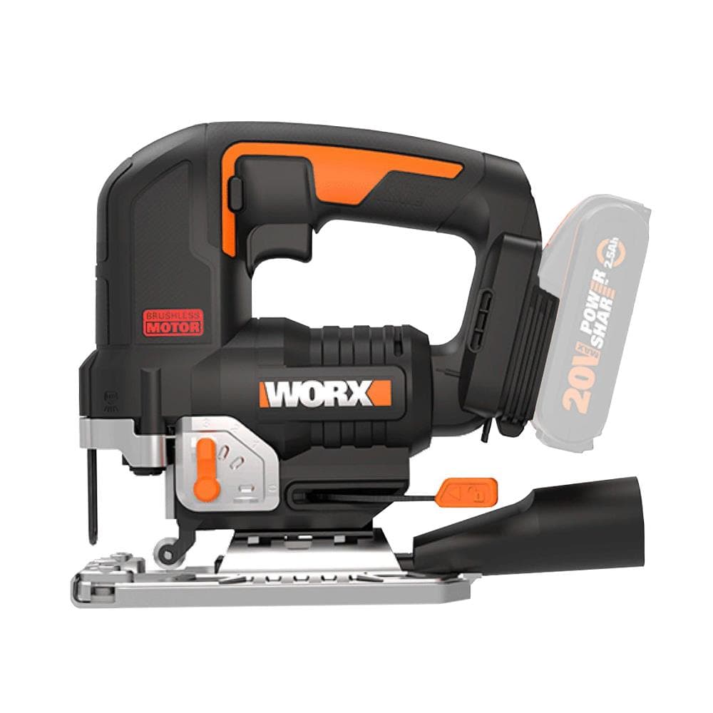 Worx WX542.9 20V akülü fırçasız dekupaj testere
